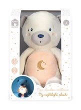 Orsi di peluche - Orsacchiotto luce notturna My Bear Nightlight Home Kaloo grigio-crema 22 cm con luce da morbido peluche dai 3 mesi_0