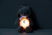 Plyšové zajace - Plyšový zajačik nočné svetlo My Rabbit Nightlight Home Kaloo šedo-krémový 22 cm so svetlom z jemnej plyše od 3 mes_3