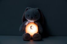 Plišasti zajčki - Plišasti zajček z nočno lučko My Rabbit Nightlight Home Kaloo sivo-krem 22 cm iz nežnega pliša z nočno lučko od 3 mes_3