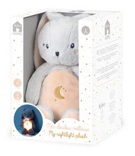 Plišasti zajčki - Plišasti zajček z nočno lučko My Rabbit Nightlight Home Kaloo sivo-krem 22 cm iz nežnega pliša z nočno lučko od 3 mes_3