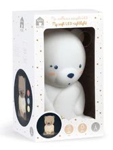 Oursons en peluche - Lumière nocturne en forme d'ours My Soft Led Nightlight Home Kaloo jemné biele 18 cm od 6 mes_1