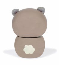 Für Babys - Zahnbecher aus Holz My little Tooth Box Home Kaloo Tiere Hase Fuchs Bär 6 cm mit Plüschohren (Preis für 1 Stück)_0