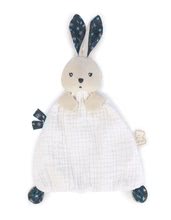 Jucării de alint și de adormit - Iepuraș textil pentru alint Nature Rabbit Doudou K'doux Kaloo alb 20 cm din material moale de la 0 luni_1