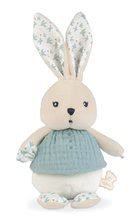 Pre bábätká - Handrová bábika zajačik Colombe Rabbit Doll Dove K'doux Kaloo modrá 25 cm z jemného materiálu od 0 mes_0