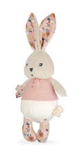Pre bábätká - Handrová bábika zajačik Coquelicot Rabbit Doll Poppy K'doux Kaloo ružový 25 cm z jemného materiálu od 0 mes_0