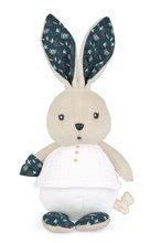 Iepurași de pluș - Jucărie de cârpă iepuraș Nature Rabbit Doll K'doux Kaloo alb 25 cm din material moale de la 0 luni_1