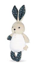 Plyšové zajace - Handrová bábika zajačik Nature Rabbit Doll K'doux Kaloo biely 25 cm z jemného materiálu od 0 mes_0
