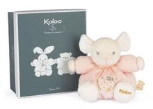 Plyšové a textilní hračky - Plyšová myška Chubby Mouse Pink Perle Kaloo růžová 18 cm z měkkého jemného materiálu od 0 měsíců_3