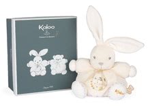 Pluszowe zajączki - Pluszowy zajączek z muzyką Chubby Musical Rabbit Cream Perle Kaloo kremowy 18 cm z melodią 