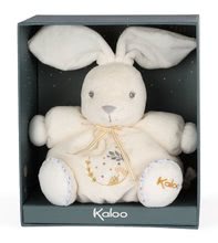 Pluszowe zajączki - Pluszowy zajączek z muzyką Chubby Musical Rabbit Cream Perle Kaloo kremowy 18 cm z melodią 