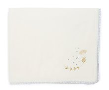 Pre bábätká - Deka pre najmenších My Super Soft Blanket Perle Kaloo biela 85*70 cm z mäkkého materiálu s výšivkou od 0 mes_0