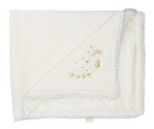 Pre bábätká - Deka pre najmenších My Super Soft Blanket Perle Kaloo biela 85*70 cm z mäkkého materiálu s výšivkou od 0 mes_3