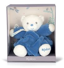 Oursons en peluche - Ourson en peluche Chubby Bear Ocean Blue Plume Kaloo Bleu 18 cm en matériau doux et moelleux dans un emballage cadeau de 0 mois._2