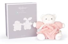 Plyšové medvede - Plyšový medveď Chubby Bear Powder Pink Plume Kaloo ružový 18 cm z jemného mäkkého materiálu v darčekovom balení od 0 mes_0