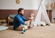 Csörgők és rágókák - Plüss cica csörgő Maracas a baba érzékszerveinek fejlesztésére Stimuli Kaloo sárga 14 cm 0 hó-tól_10