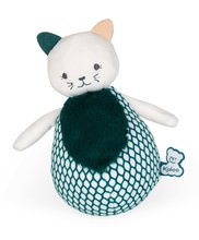 Jouets à câliner et pour s’endormir - Peluche chat Cat Tumbler Stimuli Kaloo pour le développement des sens des bébés vert 16,5 cm à partir de 0 mois_2