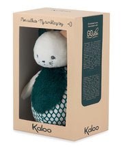 Hračky na maznanie a usínanie -  NA PREKLAD - Gatito de peluche para el desarrollo de los sentidos del bebé Cat Tumbler Stimuli Kaloo verde 16,5 cm desde 0 meses_3