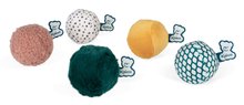 Jucării de alint și de adormit - Mingi senzoriale pentru dezvoltarea simțurilor bebelușului Kaloo 5 tipuri de mingi moi de la 0 luni_0