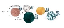 Jucării de alint și de adormit - Mingi senzoriale pentru dezvoltarea simțurilor bebelușului Kaloo 5 tipuri de mingi moi de la 0 luni_1