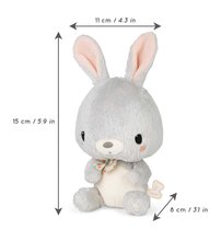Plyšové zajace - Plyšový zajačik Bonbon Rabbit Plush Bunny Kaloo šedý 15 cm z jemnej plyše od 0 mes_3