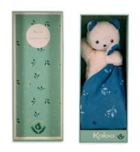 Jucării de alint și de adormit - Ursuleț de pluș de îmbrățișat Bear Carré Doudou Kaloo albastru 14 cm din material moale în ambalaj cadou de la 0 luni_0