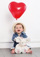 Igračke za bebe - Plišani zec Rouge Kaloo Medium 31 cm od glatkog pliša za najmlađu djecu ružičasti-krem_0