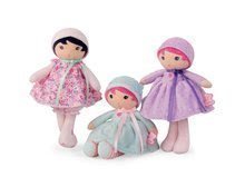 Hadrové panenky - Panenka pro miminka Fleur K Tendresse Kaloo 25 cm v květinových šatech z jemného textilu v dárkovém balení od 0 měsíců_0