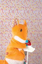 Bábky pre najmenších - Plyšová líška bábkové divadlo Nopnop-Yummy Fox Doudou Kaloo 25 cm z jemného mäkkého plyšu pre najmenších_0