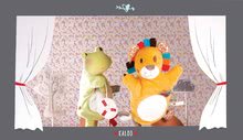 Bábky pre najmenších - Plyšová žabka bábkové divadlo Nopnop-Bloom Frog Doudou Kaloo 25 cm pre najmenších_1