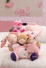 Hračky na mazlení DouDou - Plyšový králíček Petite Rose-Doudou Girly Rabbit Kaloo 20 cm v dárkovém balení pro nejmenší_2