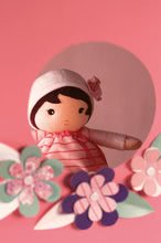 Păpuși de cârpă - Păpuşă pentru copilași Rose K Tendresse Kaloo 32 cm cu haine roz din material moale în ambalaj de cadou de la 0 luni_5