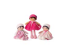 Rongybabák - Rongybaba csecsemőknek Emma K Tendresse Kaloo 25 cm rózsaszín ruhácskában lágy textilanyagból ajándékcsomagolásban_3
