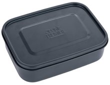 Boxy na desiatu - Box na desiatu Stainless Steel Lunchbox Black Nickle Jeune Premier 100% nehrdzavejúca oceľ luxusné prevedenie 21*7 cm_0
