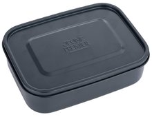 Pojemniki na przekąski - Pudełko na żywność Stainless Steel Lunchbox Black Nickle Jeune Premier 100% stal nierdzewna, luksusowe wykonanie, 21x7 cm_0