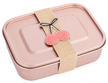 Tízórais dobozok - Rugalmas gumiszalag tízórais dobozra Lunchbox Elastic Cherry Pompon Jeune Premier luxus kivitel_0