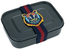 Boxy na desiatu - Elastická páska na box s desiatou Lunchbox Elastic Tiger Navy Jeune Premier luxusné prevedenie_0