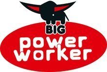 Stavební stroje - Bagr Power Worker Digger + Figurine BIG pracovní stroj 67 cm s gumovými koly od 2 let_10