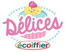Vedierka do piesku - Vedro set s krhlou Zmrzlina Écoiffier 5 dielov (výška 15 cm) od 18 mes_0