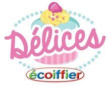 Supermarteturi pentru copii - Maşină cu îngheţată Delices Écoiffier cu coș și 22 de accesorii de la 18 luni_1