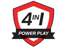 Csocsóasztalok - Csocsó asztal Powerplay 4in1 Smoby fából és biliárd, hoki, asztali tenisz játszó felület 94*60 cm 8 évtől_6