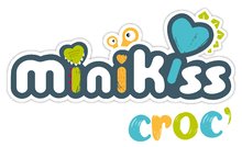 Detské chodítka - Set chodítko a kočík s brzdou Croc Baby Walker Minikiss 3in1 Smoby a bábika krokodíl 30 cm so zvukom_25