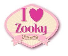 Tříkolky na řetězový pohon - Řetězová tříkolka Zooky Classic Girl Smoby růžová od 16 měsíců_2