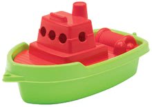 Boote und Bootswege  - Écoiffier-Wasserboote (Länge 33,5 cm) gelb / grün / orange ab 18 Monaten_1