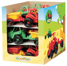 Játék munkagépek - Traktor Picnic Écoiffier pótkocsival hossza 25 cm piros / zöld 18 hó-tól_3