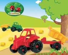 Poľnohospodárske stroje -  NA PREKLAD - Picnic de Tractor Écoiffier Con una cinta de 25 cm de largo, rojo/verde desde 18 meses._1