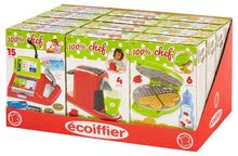 Accesorii și vase de bucătărie de jucărie - Electrocasnice de bucătărie 100% Chef Ecoiffier aparat de cafea și casă de marcat de la 18 luni_3