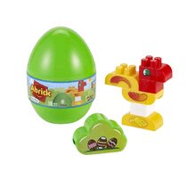 Cuburi de construit Abrick - Set jucării de construit animale în ouă Animals Eggs Écoiffier 15 cm - iepuraş cocoş peştişor de la 18 luni_2