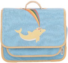 Šolska aktovka Schoolbag Paris Large Dolphin Jack Piers ergonomska luksuzni dizajn od 6 leta 38*32*15 cm