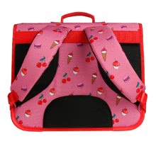 Iskolatáskák - Iskolai aktatáska Schoolbag Paris Large Cherry Pop Jack Piers ergonomikus luxus kivitelben 6 évtől  38*31*13 cm_0
