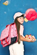 Porte-documents - Sac à dos scolaire Paris Large Cherry Pop Jack Piers Conception ergonomique luxueuse à partir de 6 ans, 38*31*13 cm_1